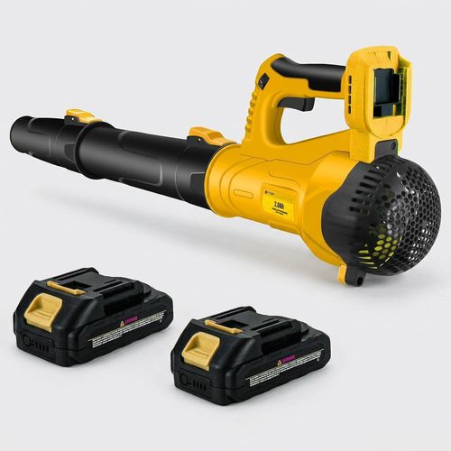 FTOP Cordless Leaf Blower — Yellow